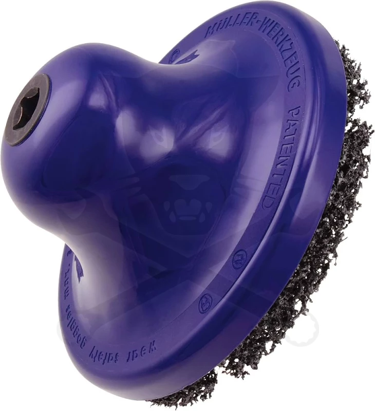 Tisztítókorong - négertárcsa befogó 1/2" 160x75 mm+1db tárcsa készlet