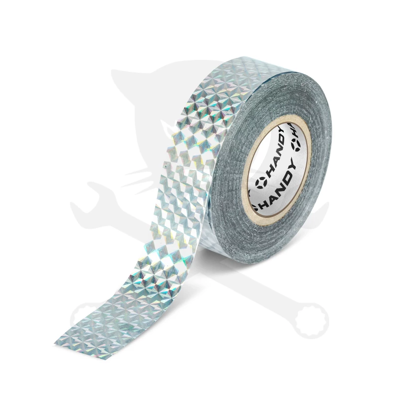 Jelölőszalag - madárriasztó - 30 m x 24 mm - irizáló - Handy