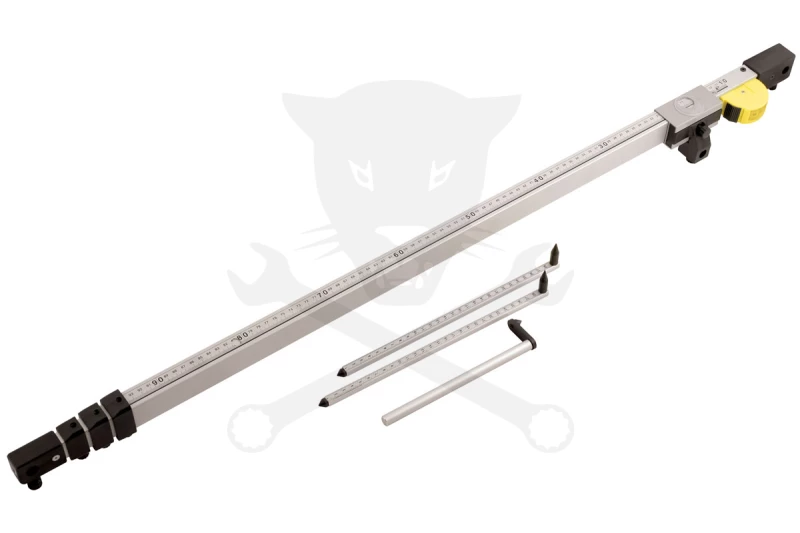 Mérőrúd teleszkópos 1000 - 3000 mm - PowerTec