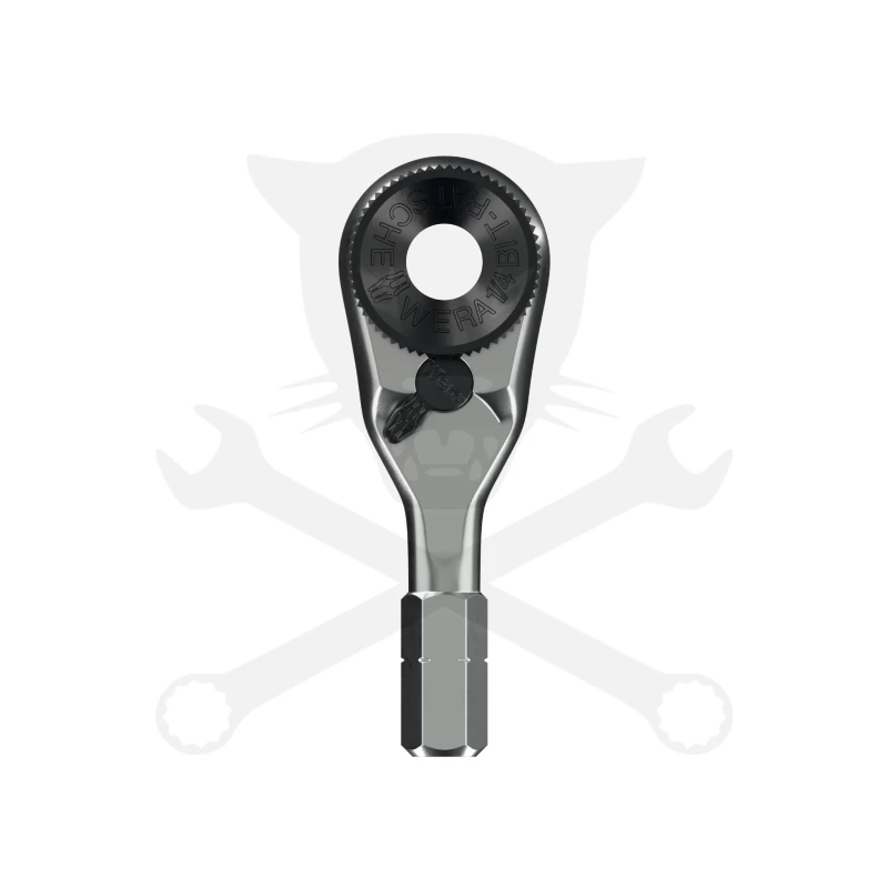 Racsnis fej mini 1/4" / 1/4" 8011 Zyklop Mini 4 Bit - Wera