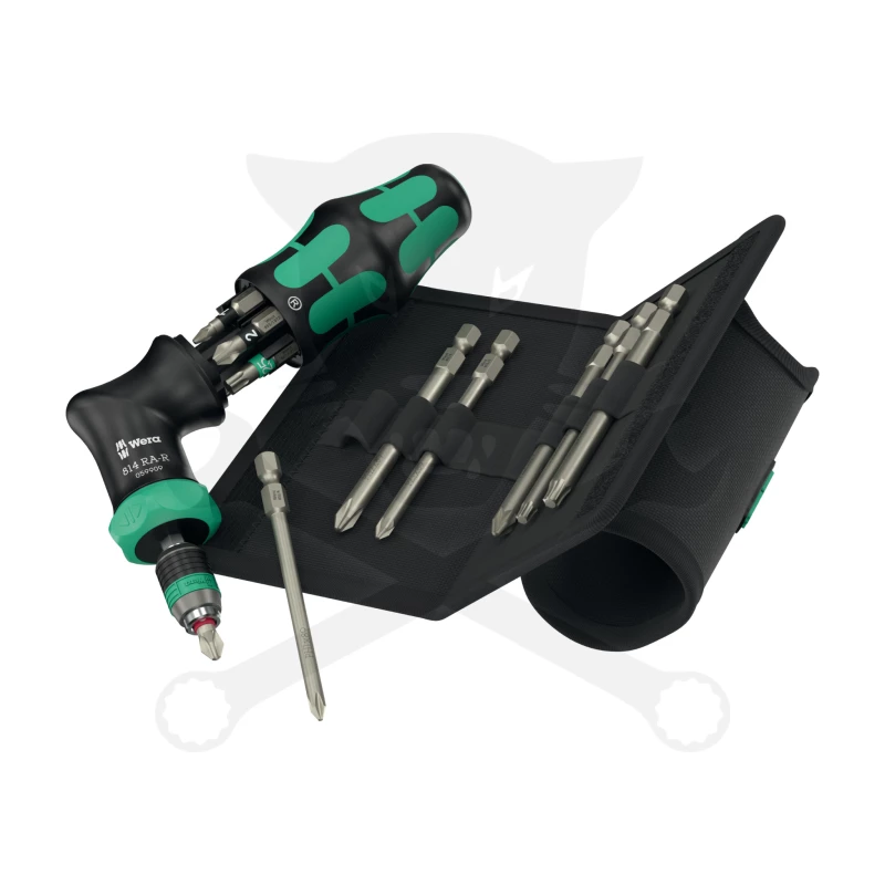 Csavarhúzó, bit tartós, racsnis 1/4" Kraftform Pistol RA-R 2- Wera