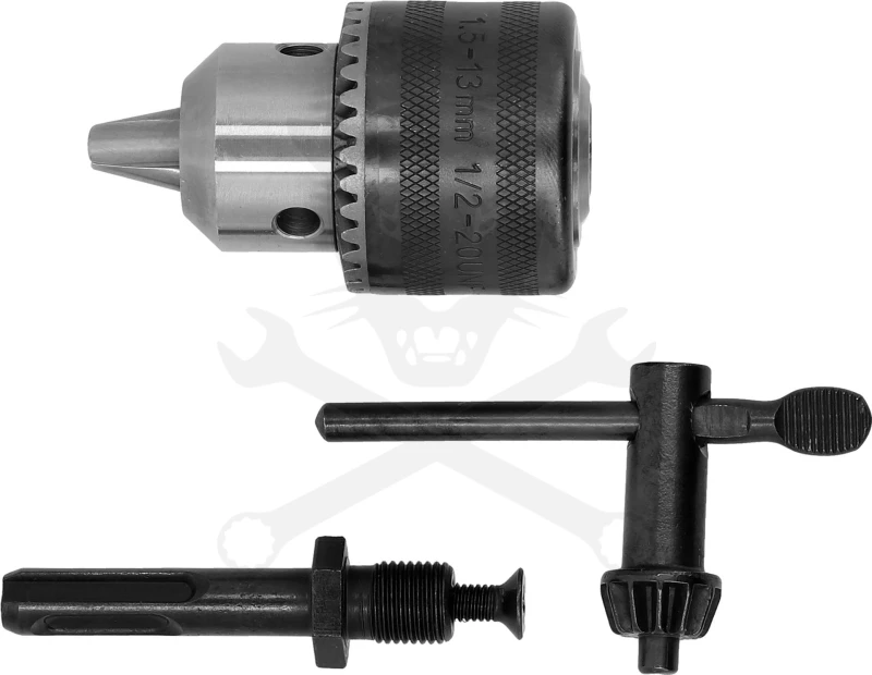 Fúrótokmány, fogaskoszorús 1.5-13 mm 1/2" + SDS Plus adapter - Yato