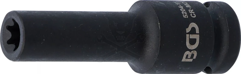 Légkulcsfej 1/2" belső torx E11 hosszú - BGS