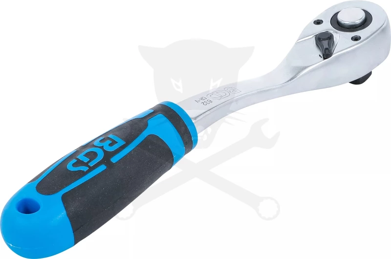 Crowa racsnis kulcs 1/2" 90 fogú, irányváltós - BGS