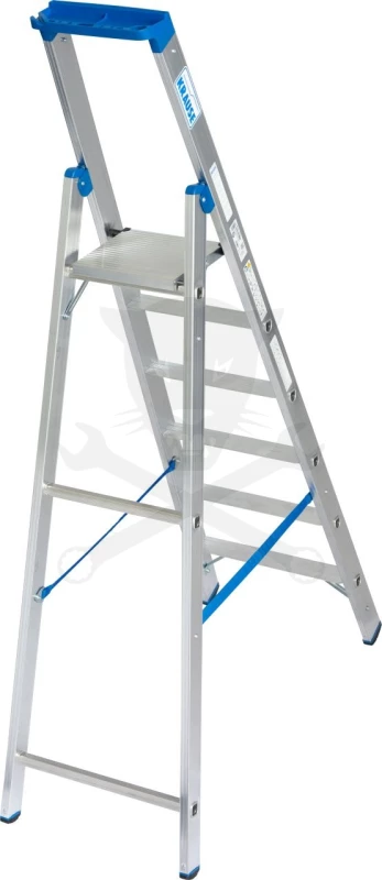 Létra ALU lépcsőfokos álló 1x 6 fokos - Krause STABILO