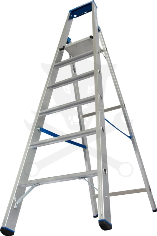 Létra ALU lépcsőfokos álló 1x 6 fokos - Krause STABILO