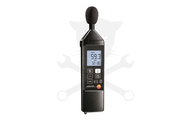 Zajszintmérő 30-130 dB /31,5 Hz - 8 kHz/ - digitális, TESTO 815