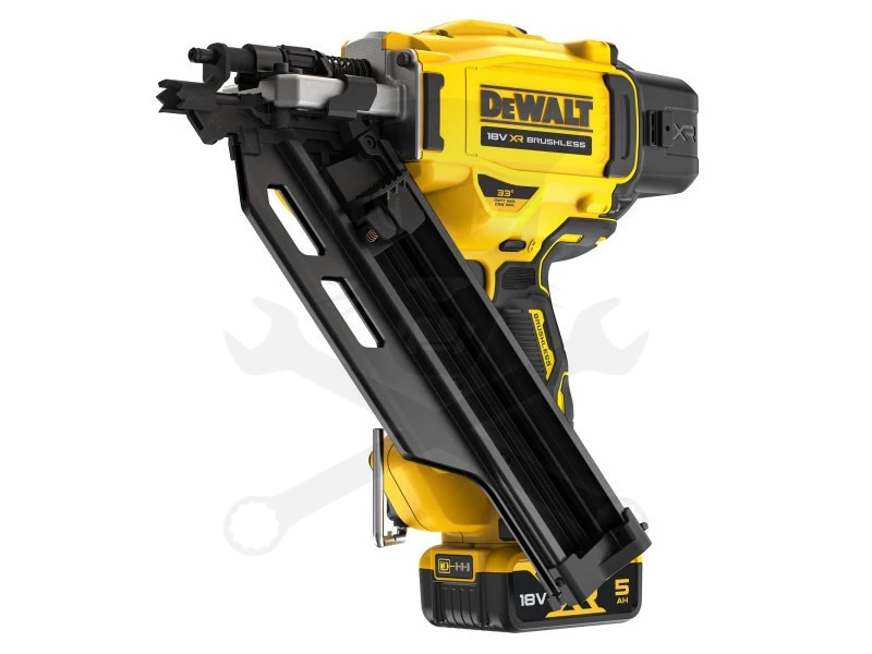 Szögbelövő gép, akkus - 18V 2db 5Ah Li-ion - Dewalt