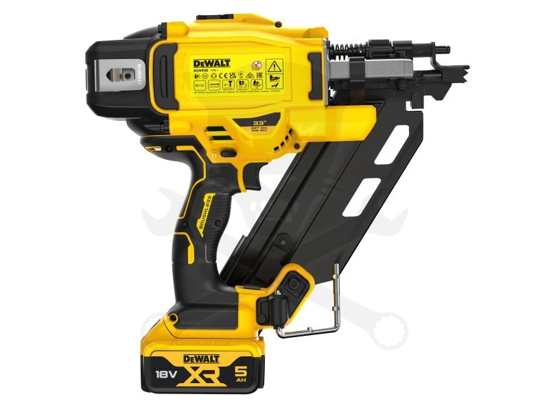 Szögbelövő gép, akkus - 18V 2db 5Ah Li-ion - Dewalt