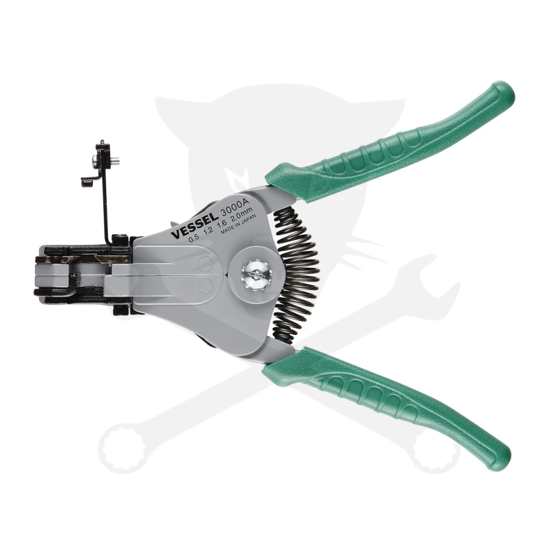 Fogó blankoló automata 0,5/1,2/1,6/2,0 mm2 - ZÖLD - VESSEL 141001 (3000A)