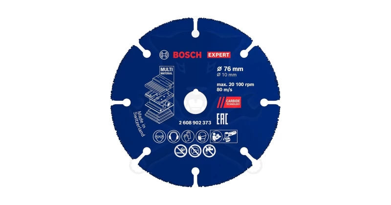 Vágókorong 76 x 10 mm gyémánttárcsa univerzális - Bosch Expert