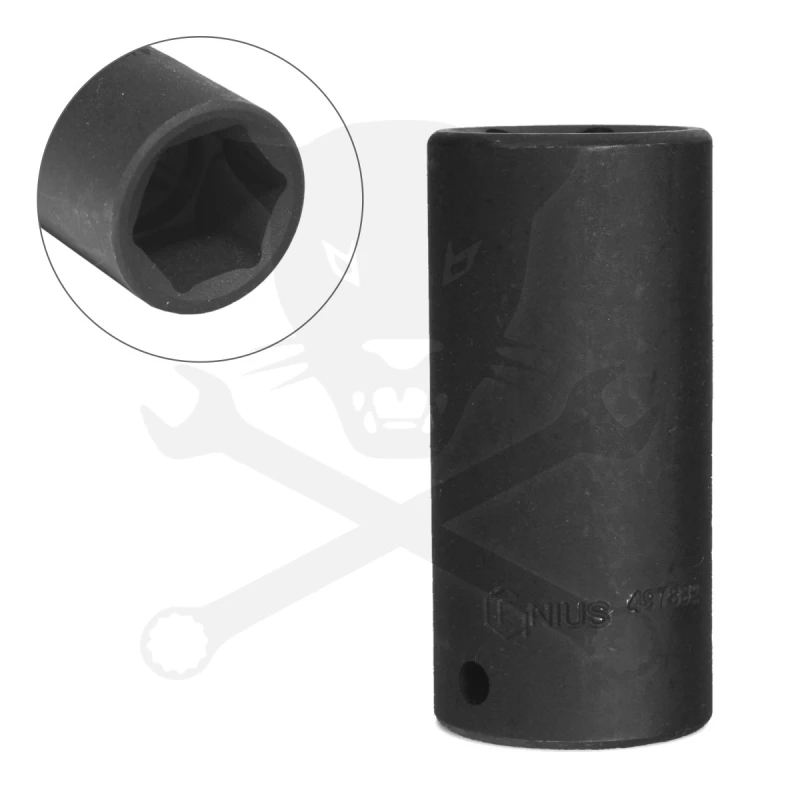 Légkulcsfej 1/2" 6 l.h. 20-as Genius