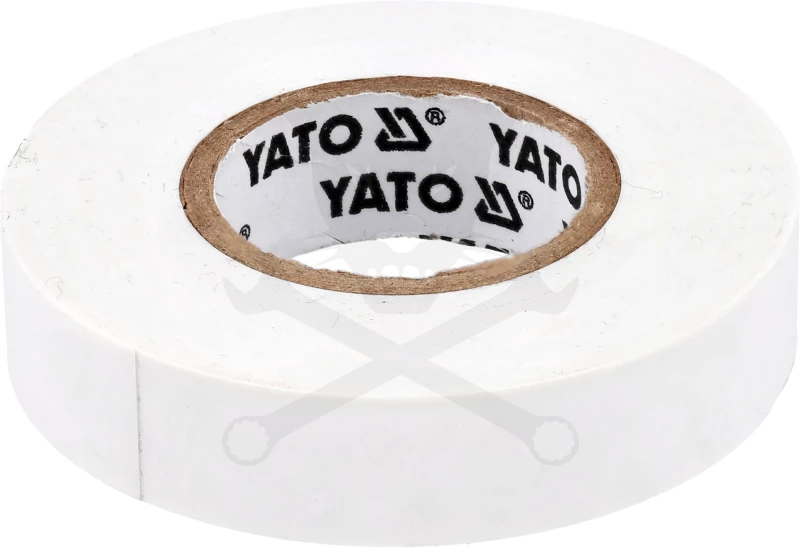 Szigetelőszalag 20m fehér 0.13x15 mm - Yato