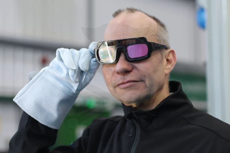 Hegesztőszemüveg lánghegesztéshez AUTOMATA - DIN 11 - Laser