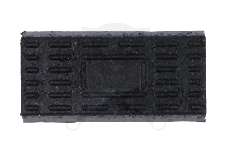 Gumikocka téglatest 200x100 x 25 mm magas - tömör - Laser