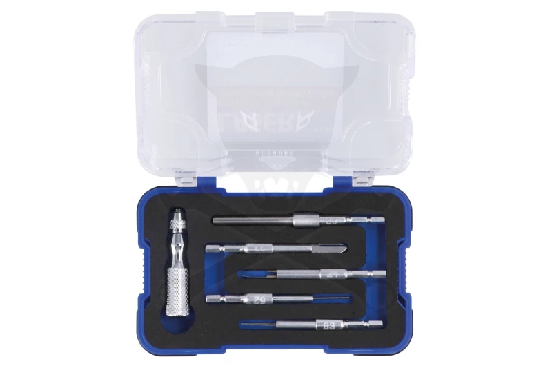 Kábelcsatlakozó szerelő - saru eltávolító készlet 6 db-os TEHER - Laser