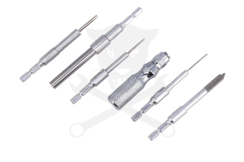 Kábelcsatlakozó szerelő - saru eltávolító készlet 6 db-os TEHER - Laser