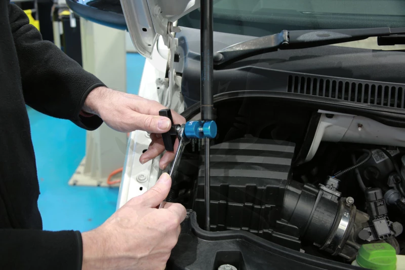 Motorháztető-csomagtérajtó rossz-teleszkóp rögzítő-csapódásgátló LASER