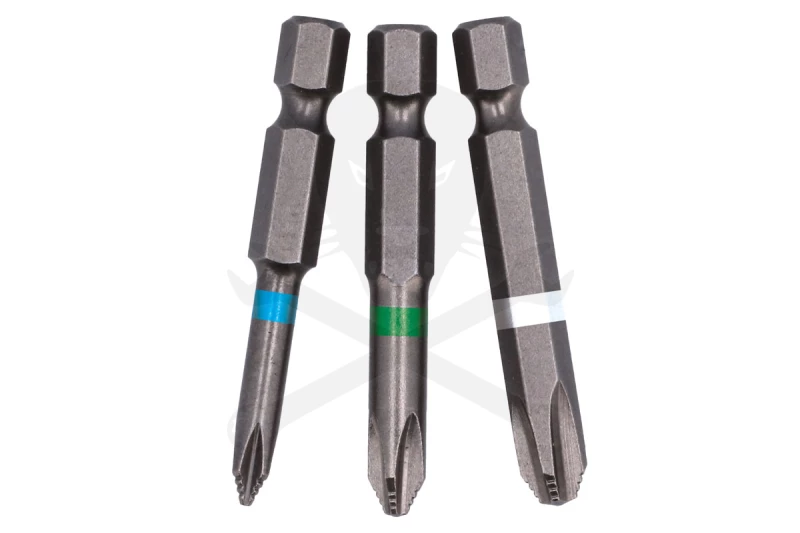 Bit készlet 10 db-os Japán JIS-profil csúszásmentes PH1/PH2/PH3 Laser