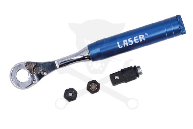 Crowa racsnis kulcs 1/4"+1/4"+3/8" MINI - 3:1-ben Cserélhető fejekkel