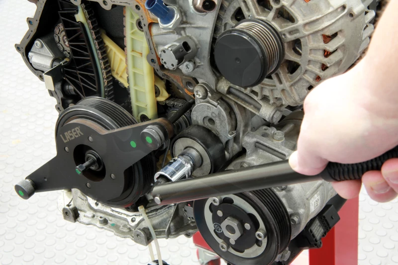 Nyomatékkulcs 120 Nm előre fixen beállított + 17/19mm dugófej - Laser