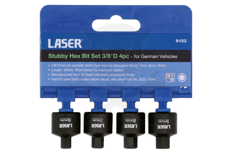 Féknyeregkulcs készlet 4 db-os imbusz H6-H7-H8-H9 mm Audi TT, A6-A8- MB