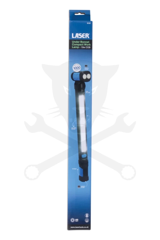 Szerelőlámpa MOTORHÁZTETŐRE 1000 lm - akkus, mágneses és kampós