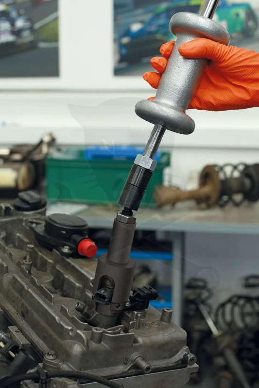 Injektor kihúzó adapter készlet Bosch Solenoid CRD 5/8" UNF belső menet