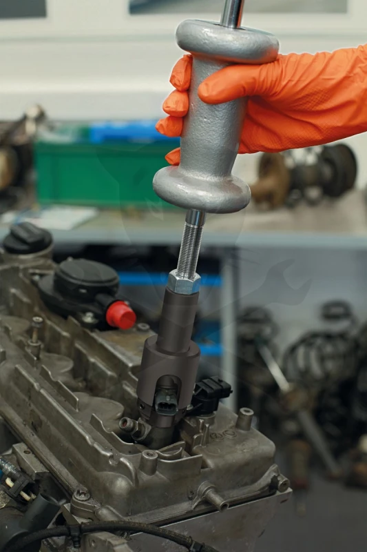 Injektor kihúzó adapter készlet Bosch Solenoid CRD 5/8" UNF belső menet