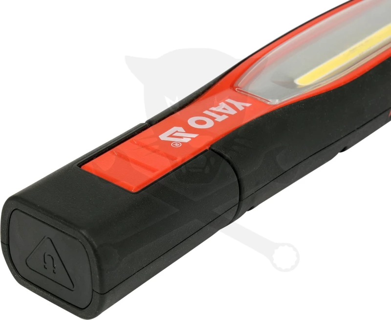 Szerelőlámpa LED COB + 1 ledes dönthető profi akkus szerelőlámpa Yato