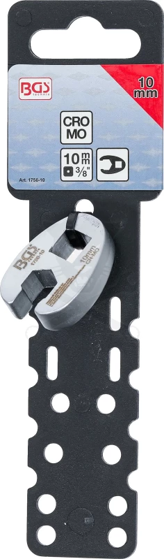 Villáskulcs adapter nyitott 3/8"-os 10 mm "Crowfoot"