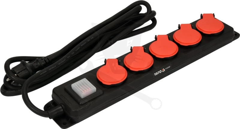 Hosszabbító kábel 3 m - kültéri IP44 gumi kábel 3 x 1.5 mm2x5 3500W