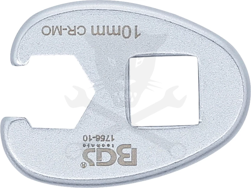 Villáskulcs adapter nyitott 3/8"-os 10 mm "Crowfoot"