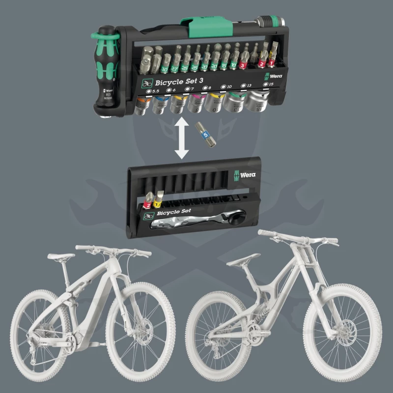Kerékpárszerelő szerszámkészlet 41 részes Set 3 - Wera