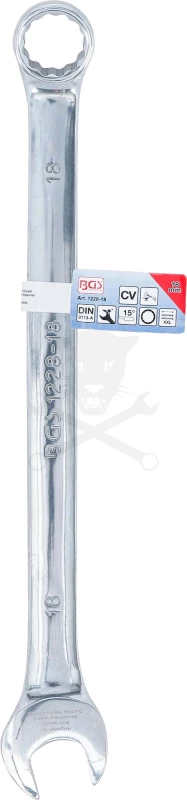 Csillag-villáskulcs extra hosszú kivitel 18 mm - BGS