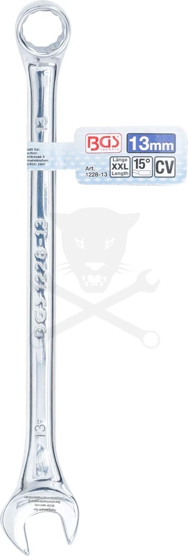 Csillag-villáskulcs extra hosszú kivitel 13 mm - BGS