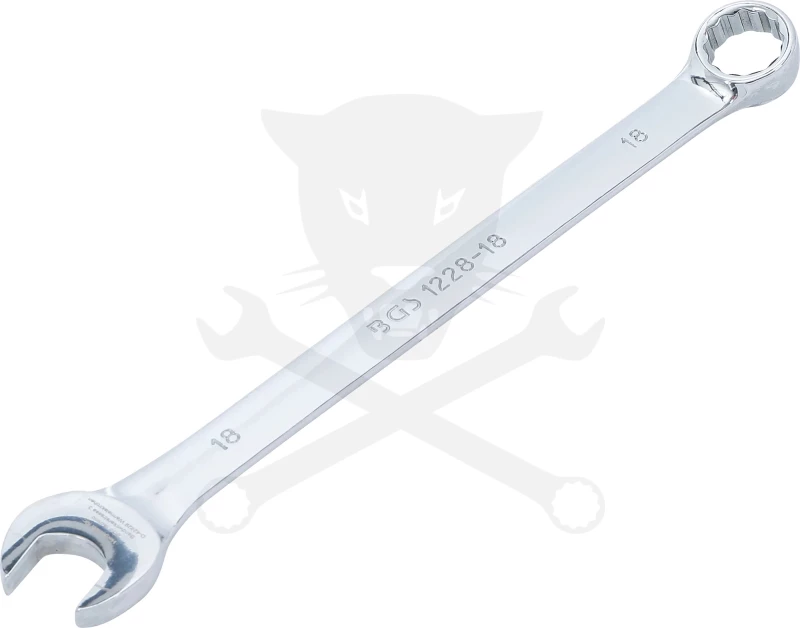 Csillag-villáskulcs extra hosszú kivitel 18 mm - BGS