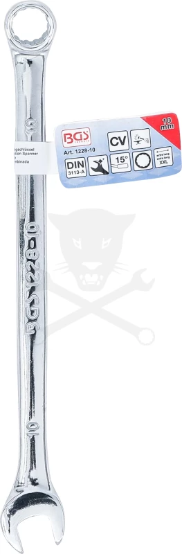 Csillag-villáskulcs extra hosszú kivitel 10 mm - BGS