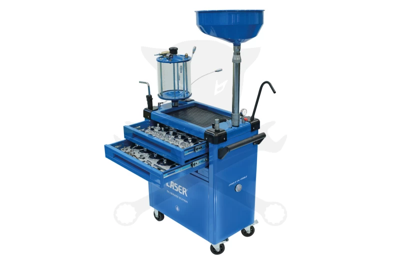 Olajcserélő - Leeresztő, feltöltő állomás - 70L Laser