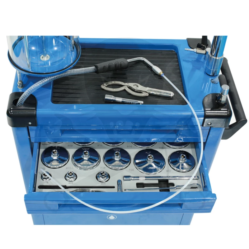 Olajcserélő - Leeresztő, feltöltő állomás - 70L Laser