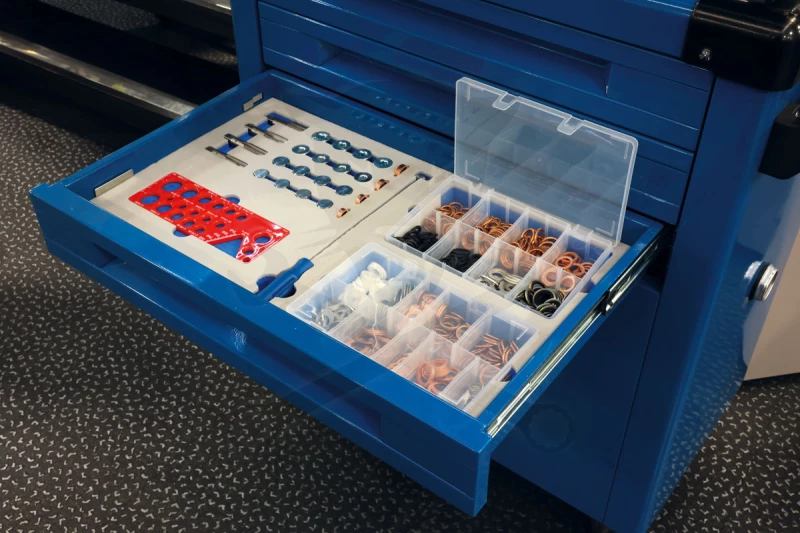 Olaj Szerviz Állomás-hoz - 3. Fiókba Olaj Csavar és menetjavító készlet