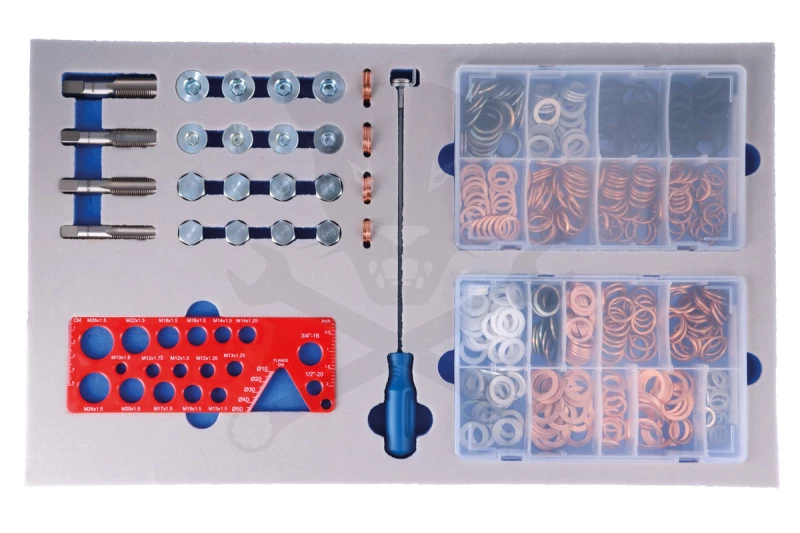 Olaj Szerviz Állomás-hoz - 3. Fiókba Olaj Csavar és menetjavító készlet