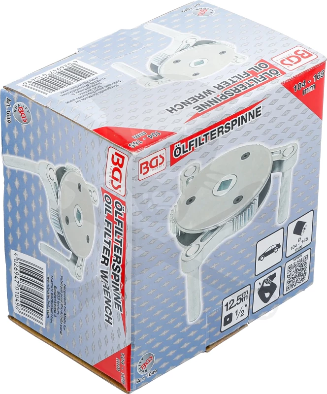 Olajszűrő leszedő 3 körmös 115-160 mm - BGS