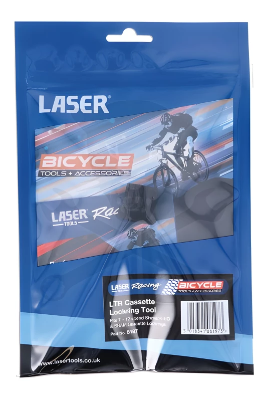 Kerékpárhoz kazetta záróanya felhelyező szerszám - Laser