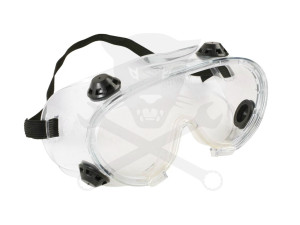 Védőszemüveg - víztiszta, porvédő, szelepes EN166 - Laser