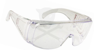 Védőszemüveg - VISITOR - víztiszta, oldalsó védelemmel EN 166