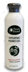 Kézfertőtlenítő gél - antibakteriális - 250 ml - Clearhand Illatmentes