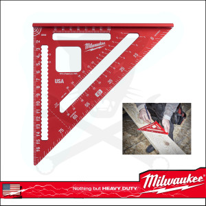 Derékszögű háromszög vonalzó metrikus 180 mm - Milwaukee