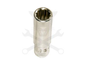 Dugókulcs - crowafej 1/4" 12 lap hosszú  9,0 mm Genius