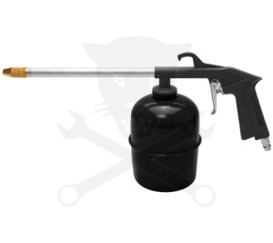 Tisztító pisztoly mosószer tartályos